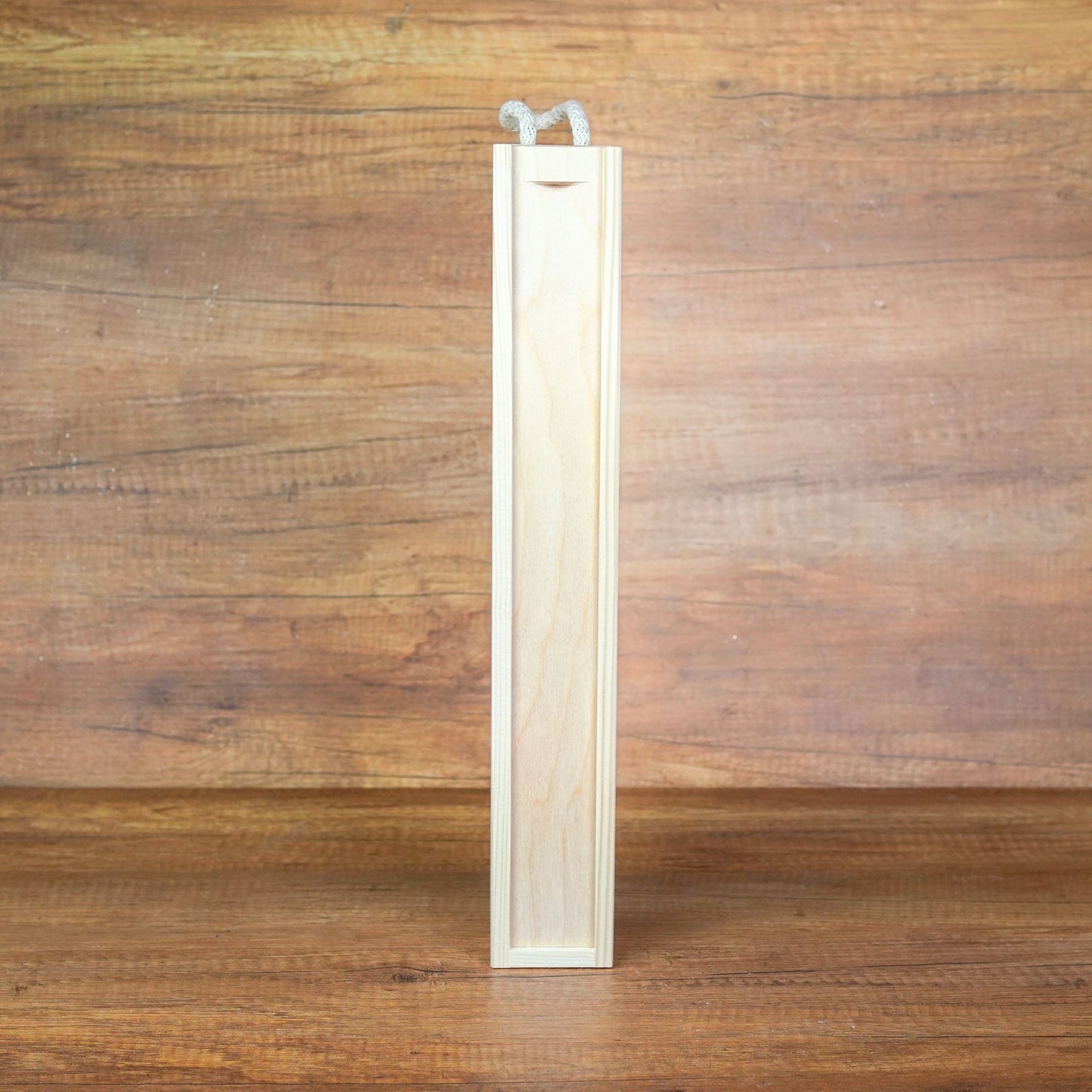 Kerzenbox Holz 41 cm mit Schiebedeckel