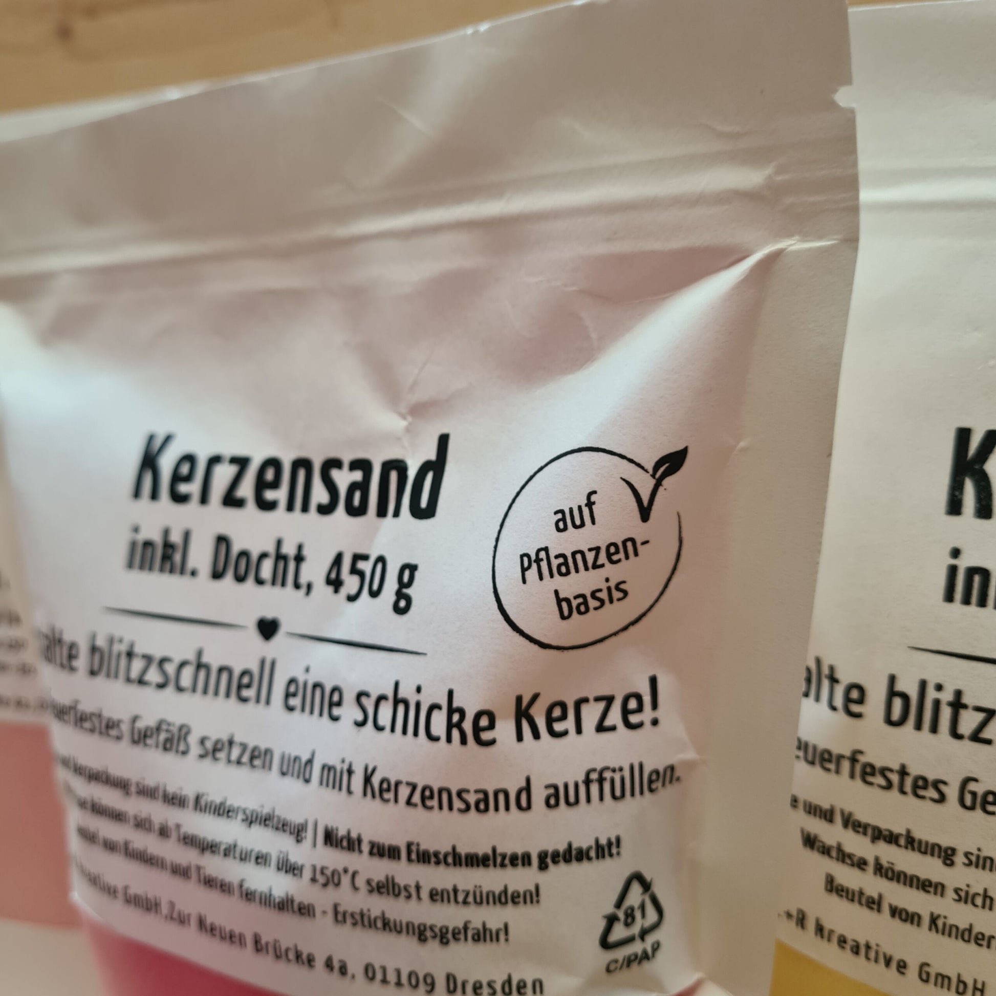 Kerzensand - Schnell und einfach Kerzen selber machen | Mit 10 gratis Dochten