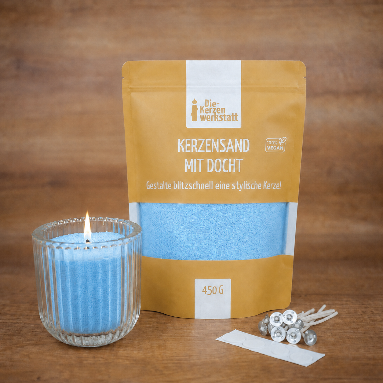 Kerzensand blau