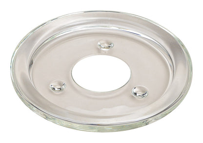 Kerzenuntersetzer aus Glas | 11 cm Durchmesser