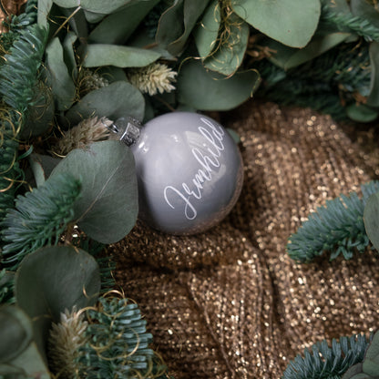 Personalisierte Weihnachtskugel mit Namen ∅ 6-8 cm | Wunschmotiv |  Personalisiertes Geschenk | Weihnachtsbaum | Tannenbaumkugel |  Christbaumkugel