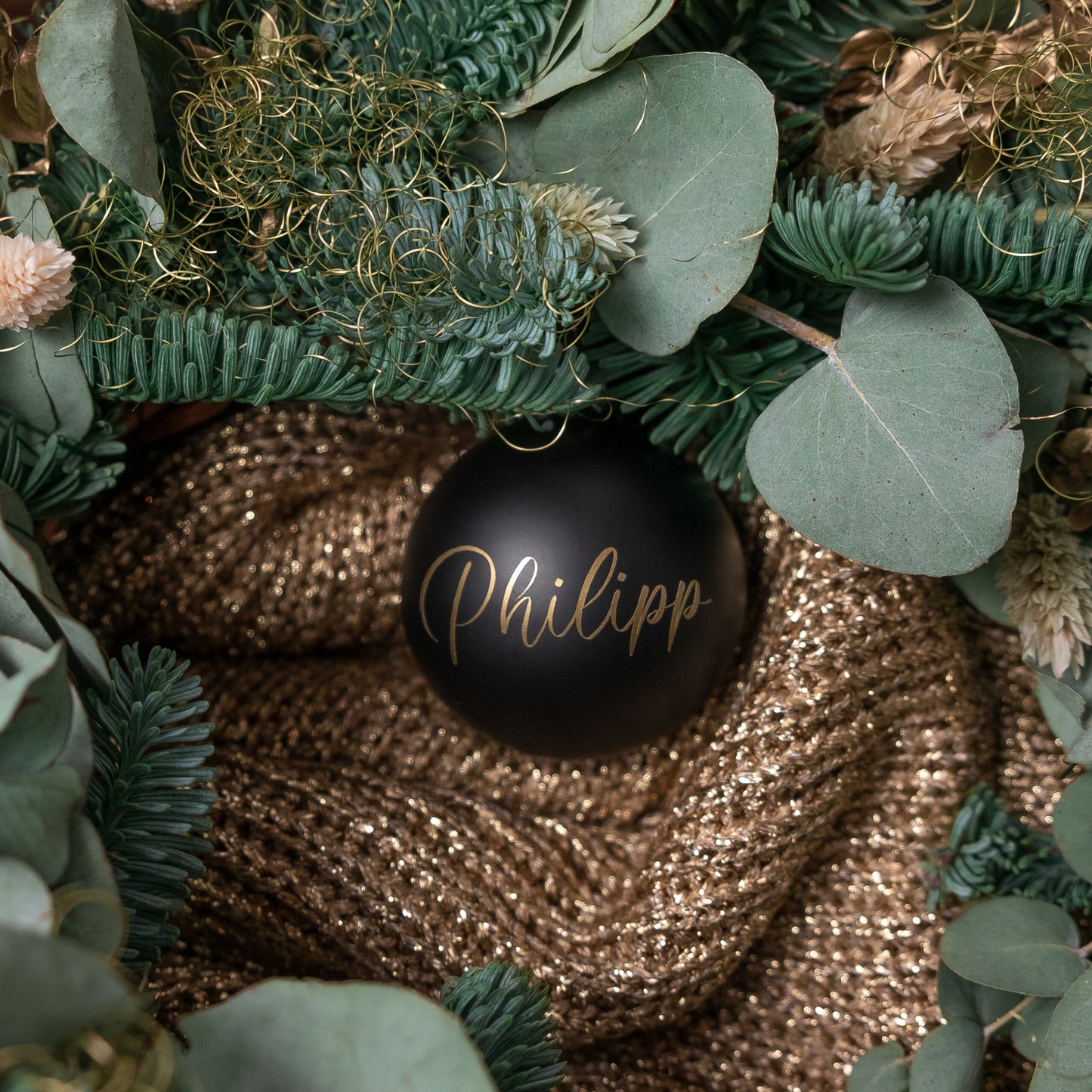 Personalisierte Weihnachtskugel mit Namen ∅ 6-8 cm | Wunschmotiv |  Personalisiertes Geschenk | Weihnachtsbaum | Tannenbaumkugel |  Christbaumkugel