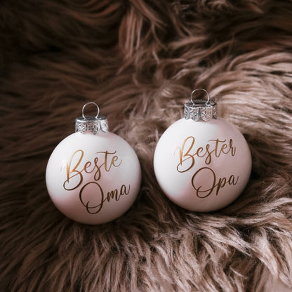 Personalisierte Weihnachtskugel mit Namen ∅ 6-8 cm | Wunschmotiv |  Personalisiertes Geschenk | Weihnachtsbaum | Tannenbaumkugel |  Christbaumkugel