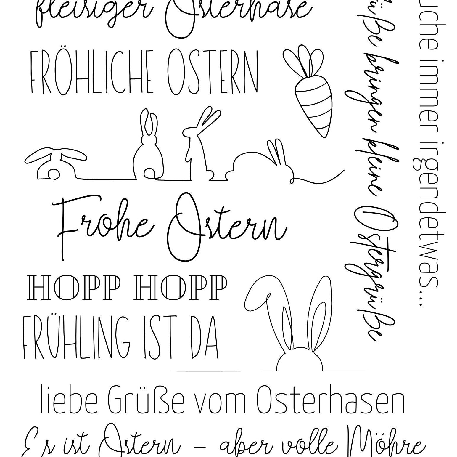 Kerzentattoos Ostern Schlicht | Kerzenfolie | Bastelset für Kerzen Thema Ostern Bunt | Geschenk | Basteln | Kerzensticker