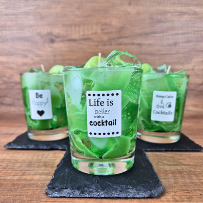 DIY Cocktailkerzen Set „Mojito“
