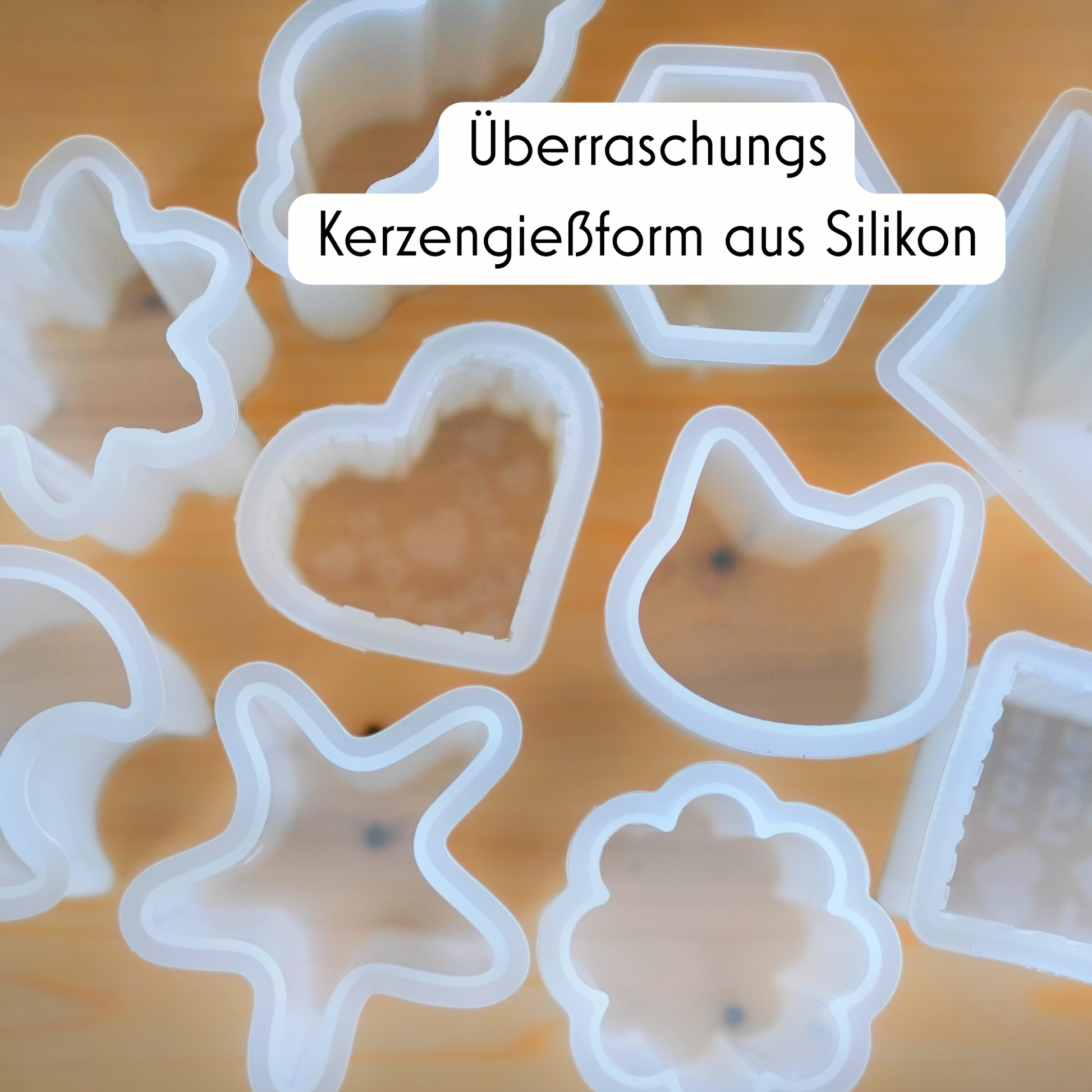 Überraschungskerzenformen Silikon
