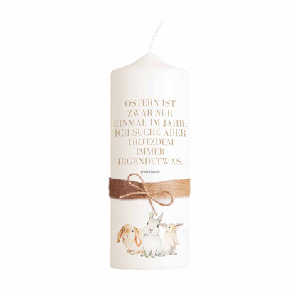Osterkerze Hasen | 20 cm | Geschenkidee | Ostern Hase | Frohe Ostern | Kaninchen