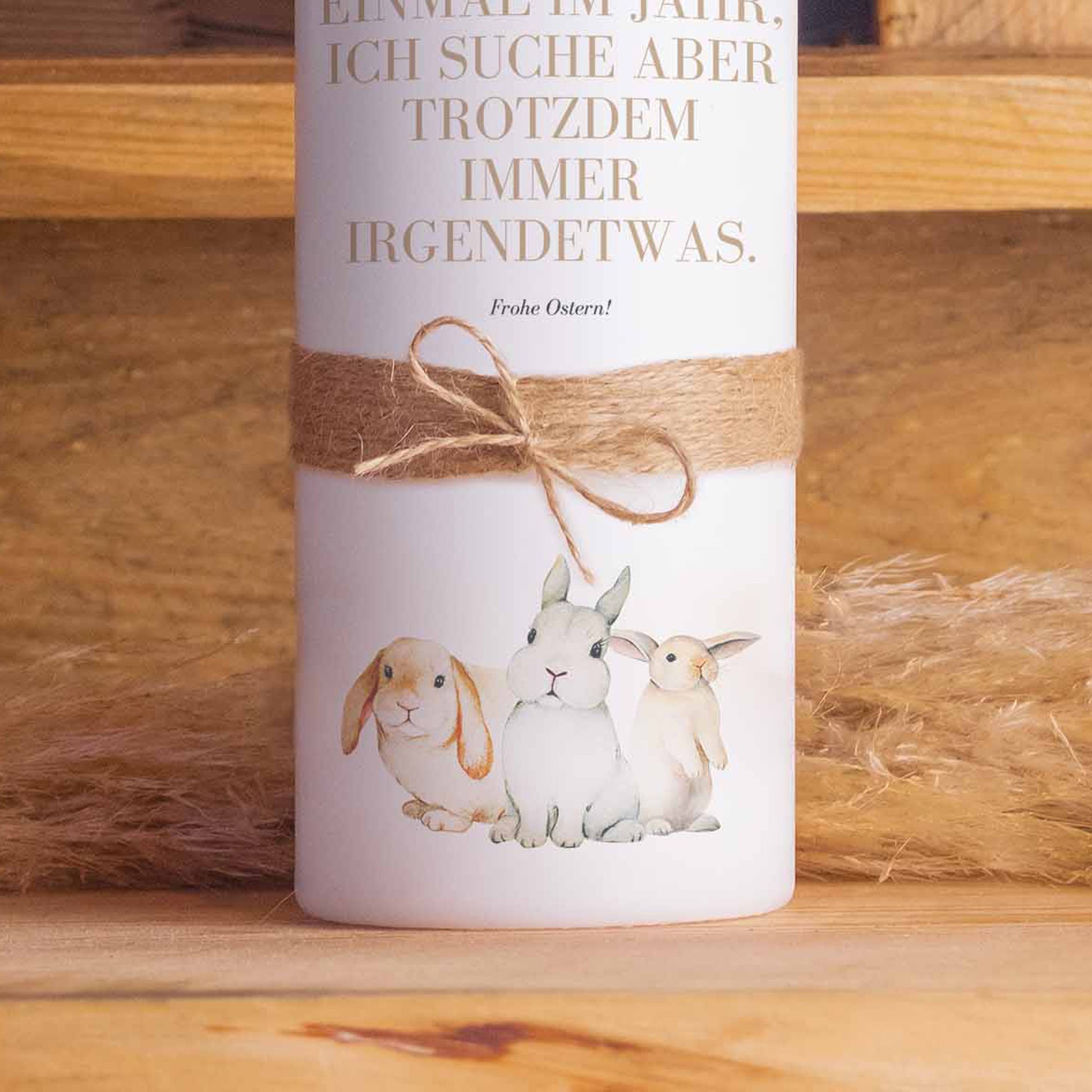 Osterkerze Hasen | 20 cm | Geschenkidee | Ostern Hase | Frohe Ostern | Kaninchen