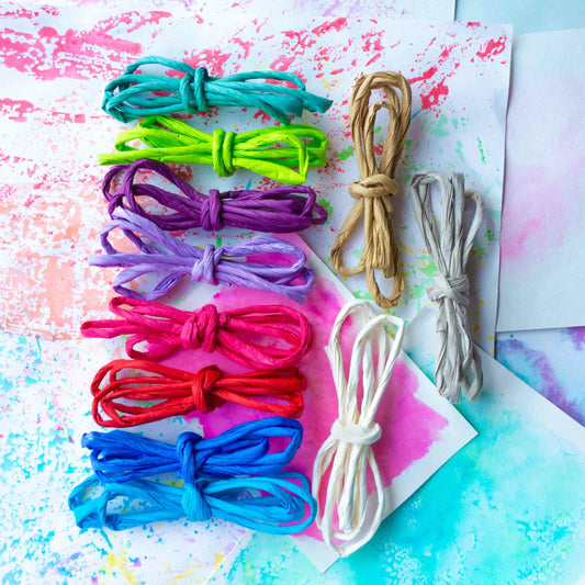Finnisches Papiergarn | Für Basteln und Blütenlichterketten | 1,65 mm | Recycelt