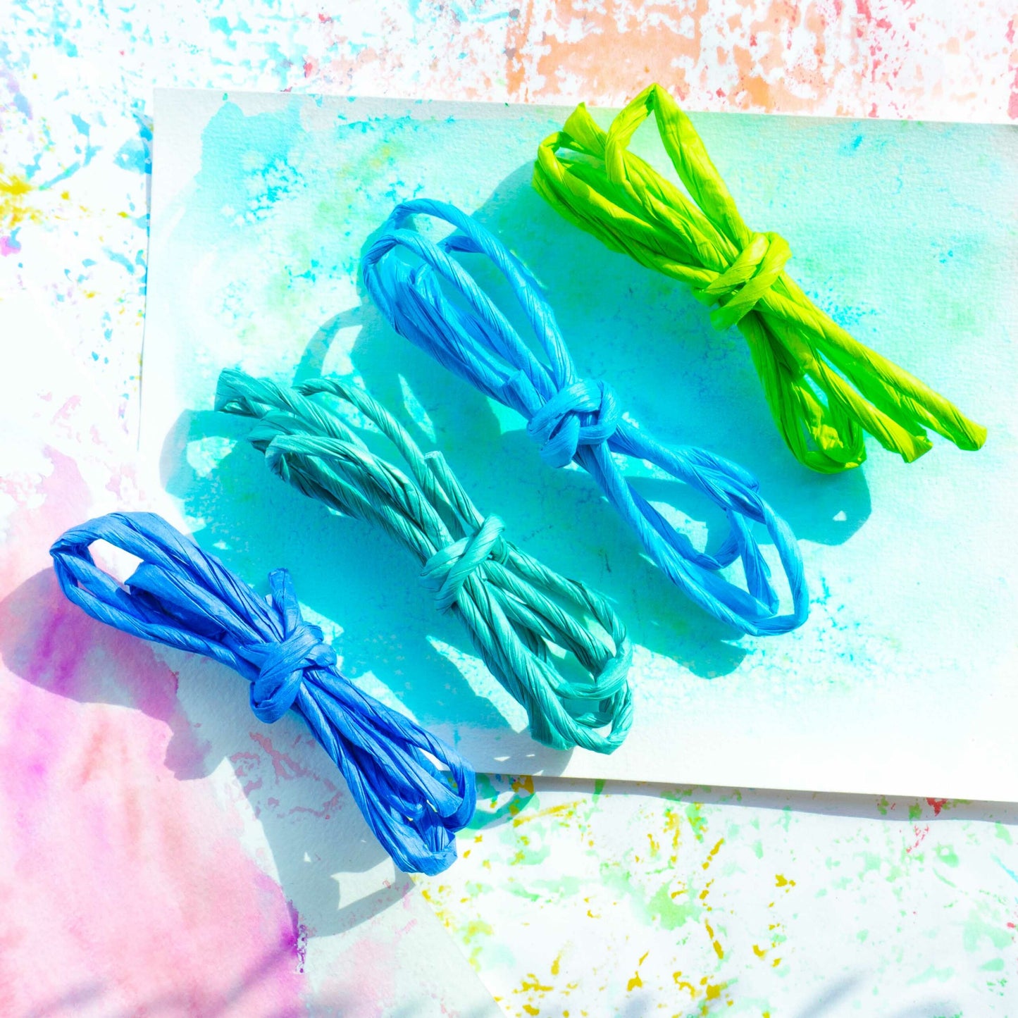 Finnisches Papiergarn | Für Basteln und Blütenlichterketten | 1,65 mm | Recycelt