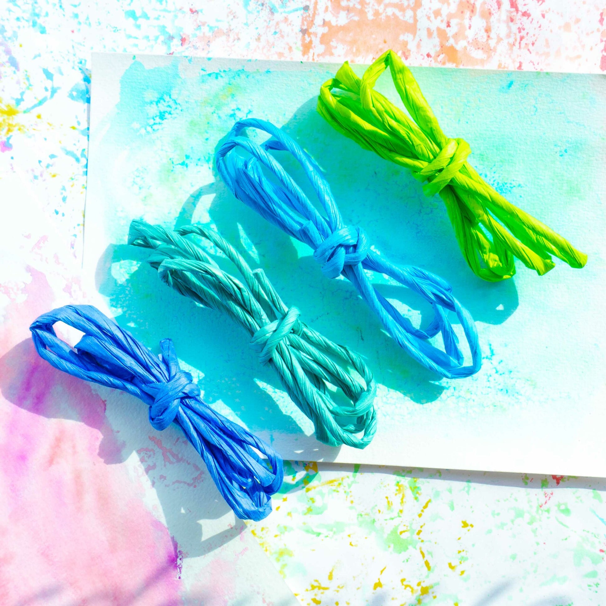 Finnisches Papiergarn | Für Basteln und Blütenlichterketten | 1,65 mm | Recycelt