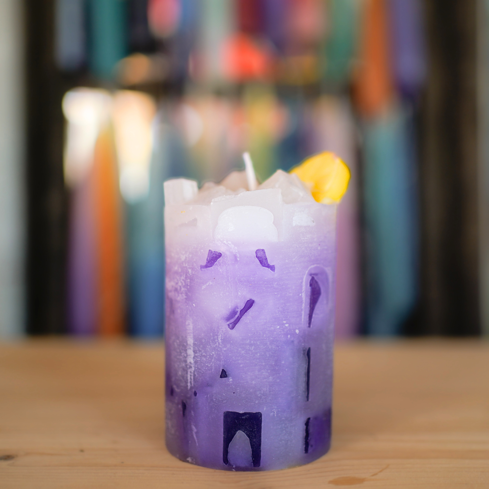 Cocktailkerzen Wachswürfel Purple Rain