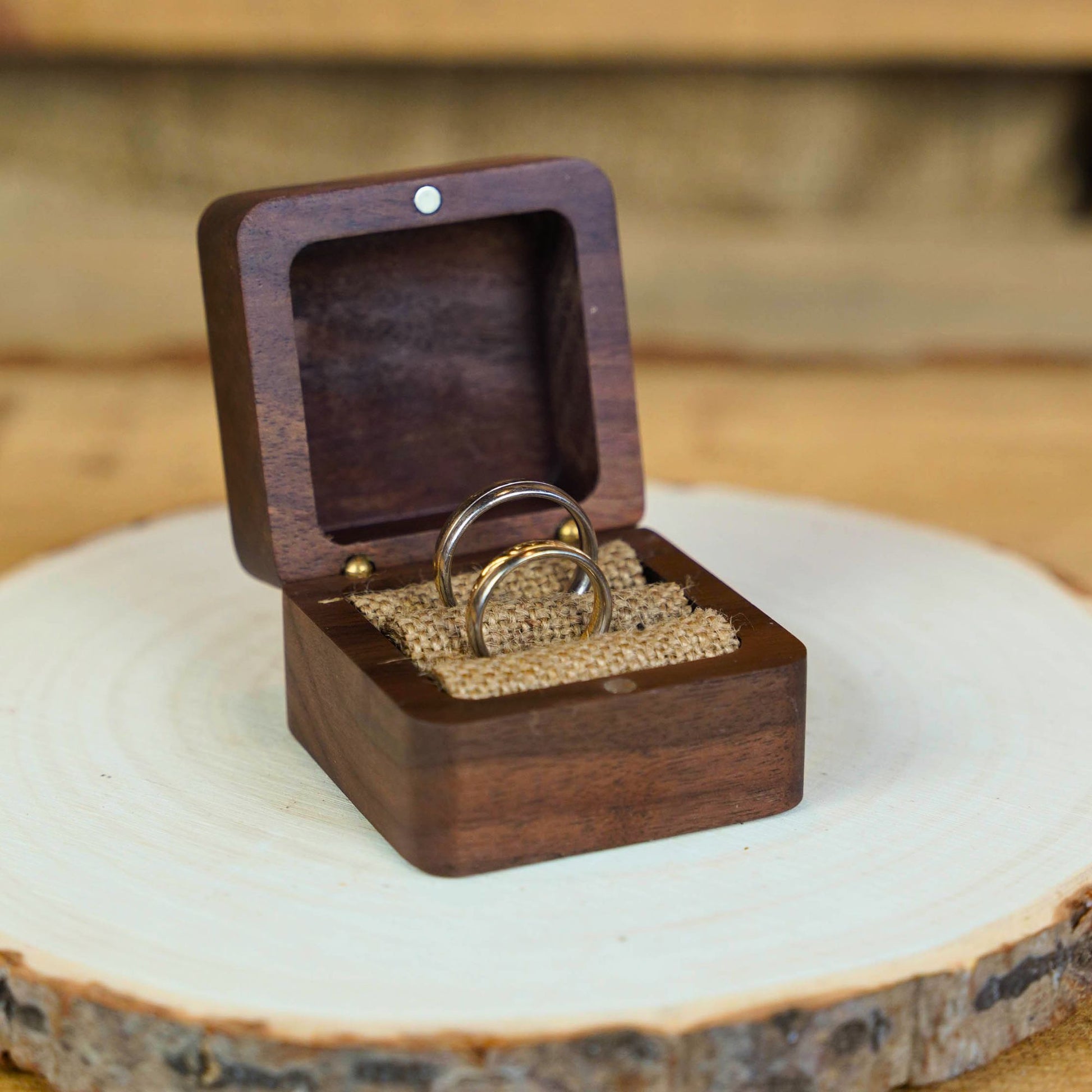 Ringbox Anker | Ringschatulle Hochzeit | Personalisierte Ringkiste | Mr & Ms l Standesamt