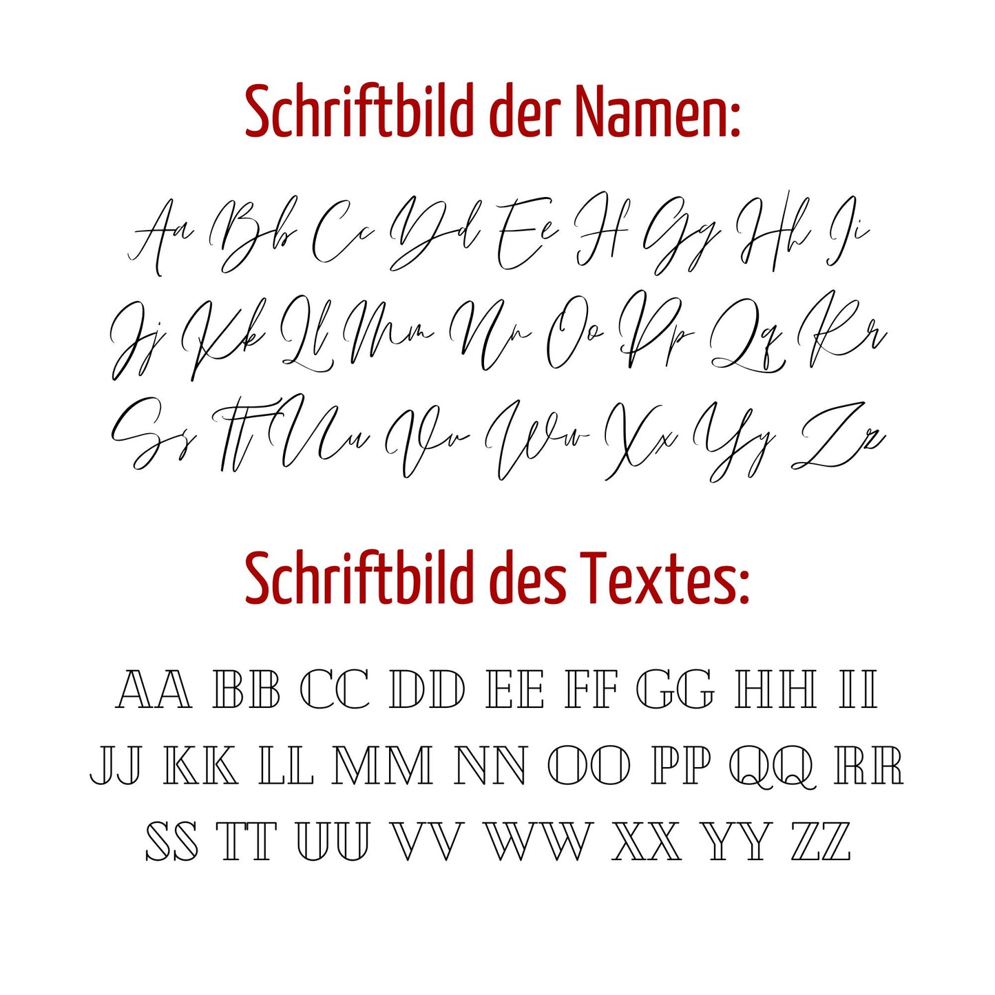 Hochzeitskerze | Schlicht | Personalisiert