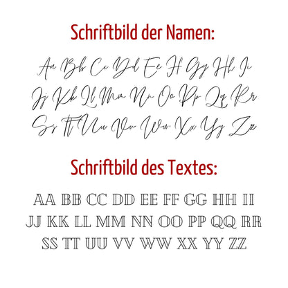 Hochzeitskerze | Schlicht | Personalisiert