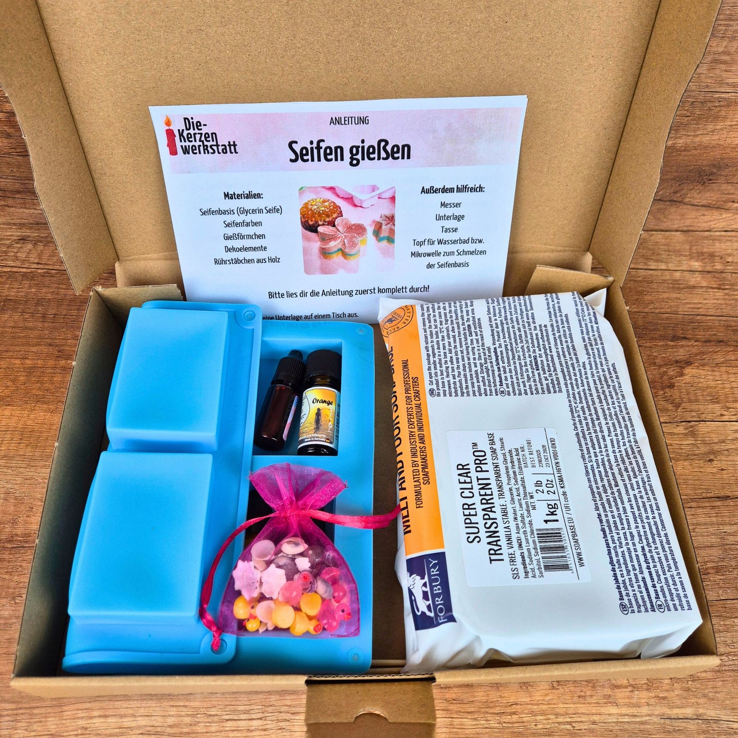 DIY-Set Seifen gießen – Komplettset für bis zu 10 große Seifen