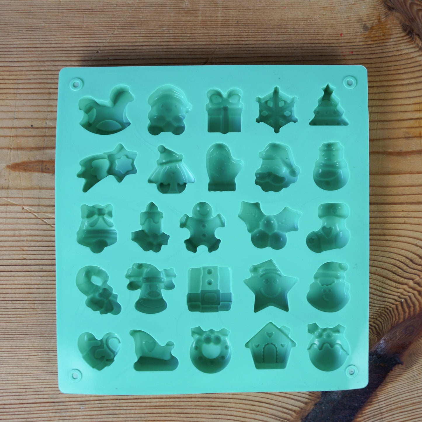Seifengiessform Weihnachten 25 Figuren | Seifen selber machen | Seifenherstellung