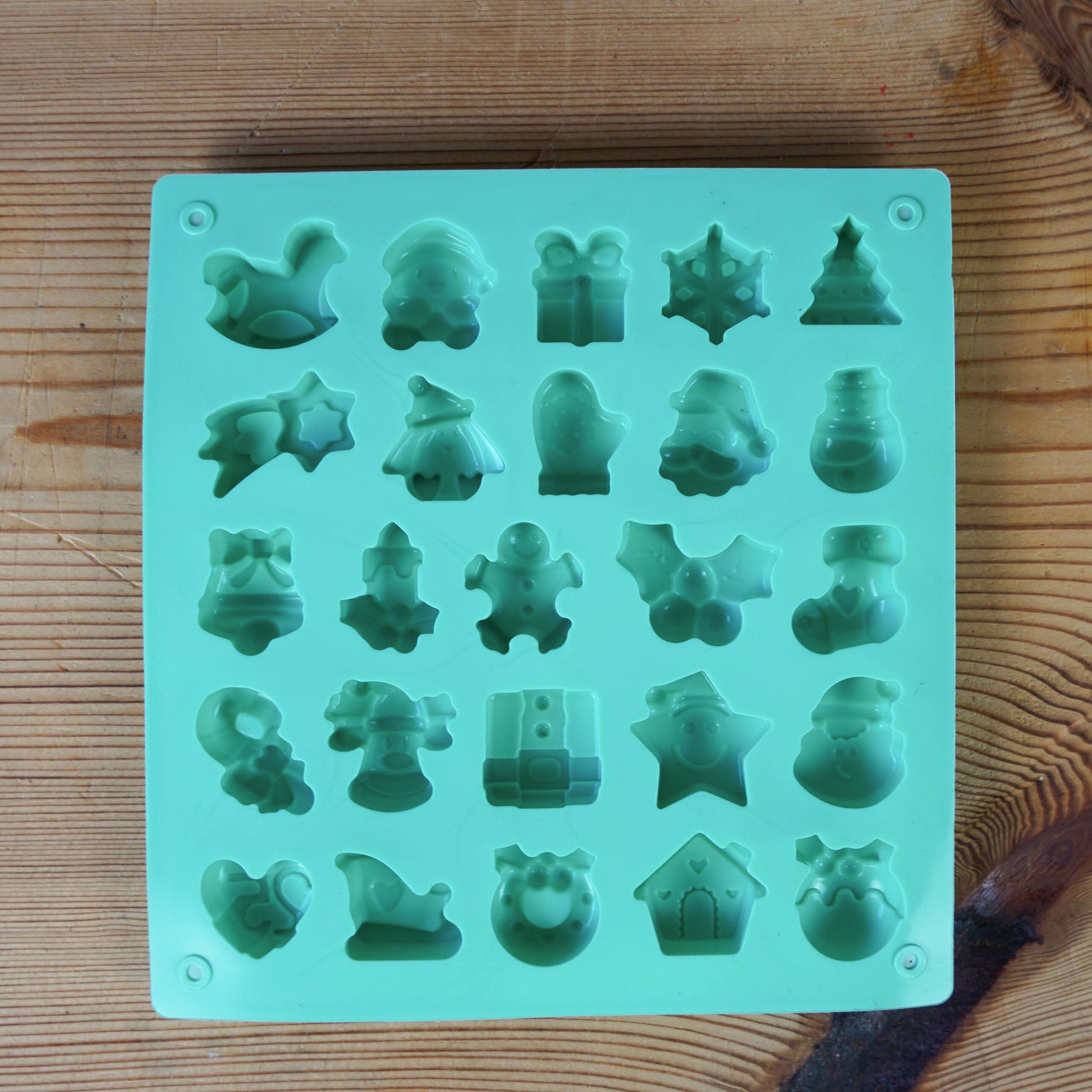 Seifengiessform Weihnachten 25 Figuren | Seifen selber machen | Seifenherstellung