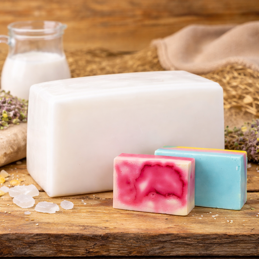 Rohseife Ziegenmilch zum Seifengießen