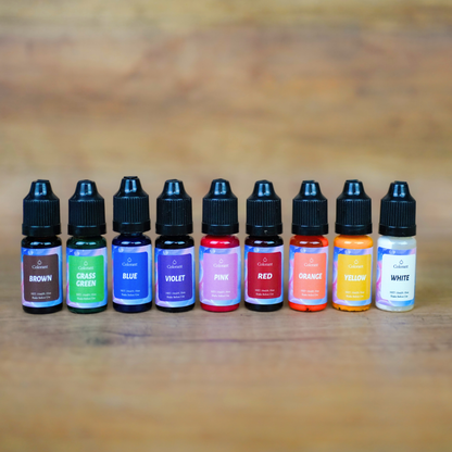9 Seifen und Kerzenfarben ohne Anleitung