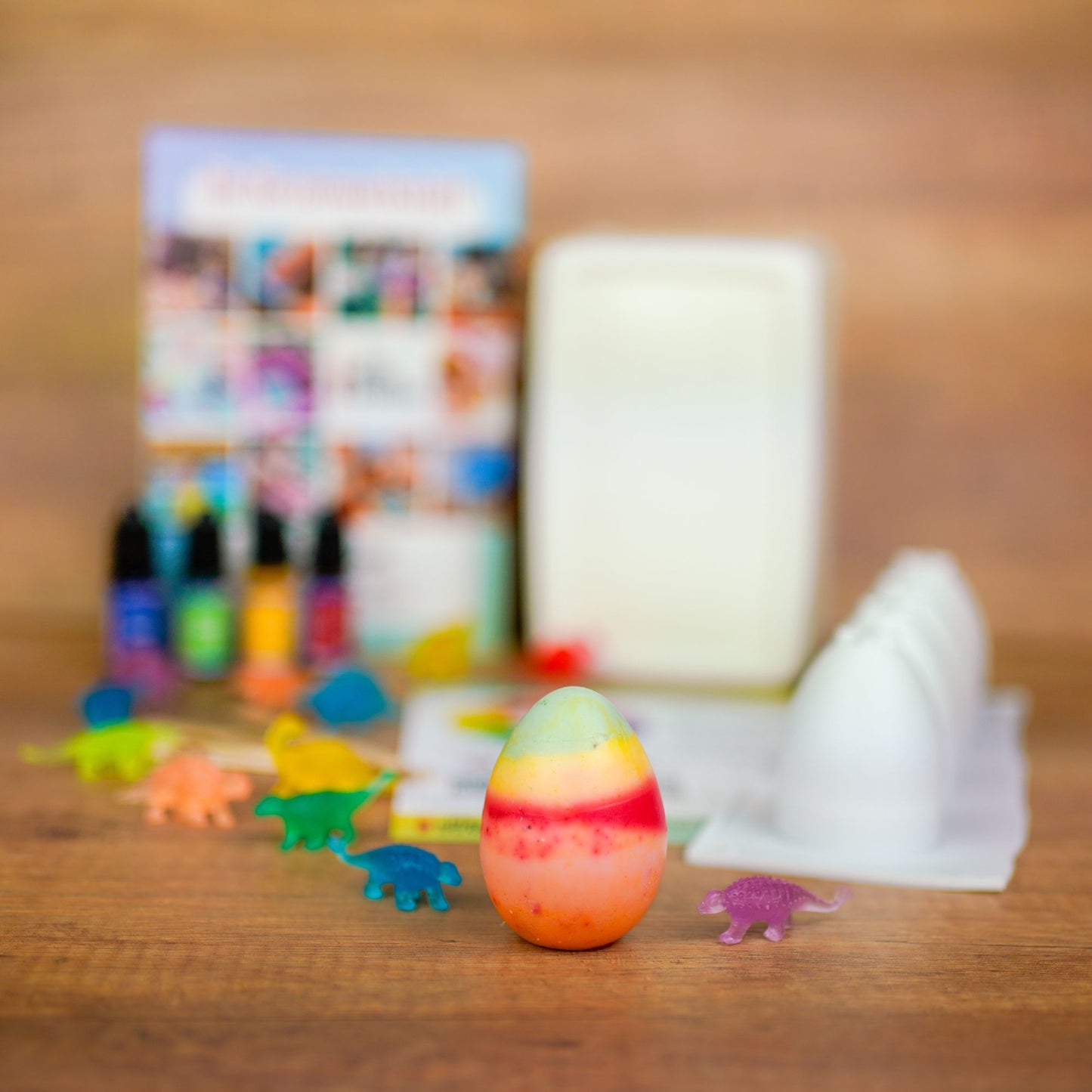Seifosaurus DIY Seifen Set – Dino Seifen selber machen | 1 kg Ziegenmilchseife | Kreatives Bastelset für Kinder & Kindergeburtstag