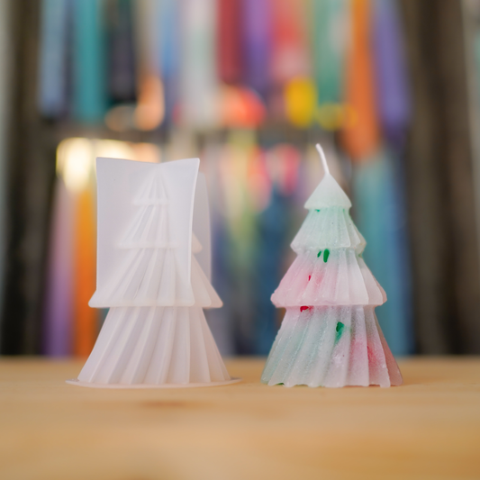 Silikon Weihnachtbaum Kerze