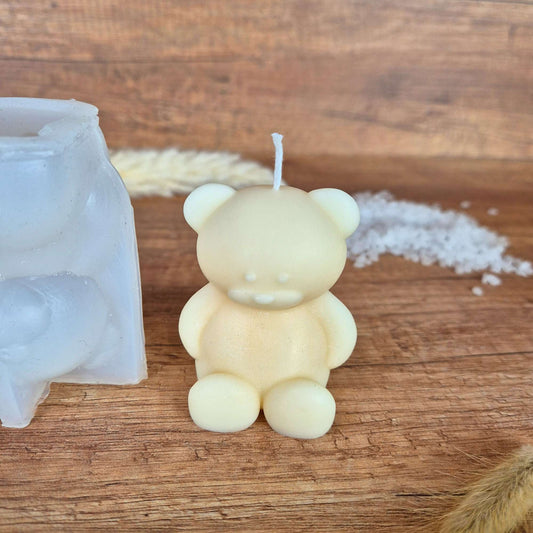Kerzen-Silikongießform Teddy