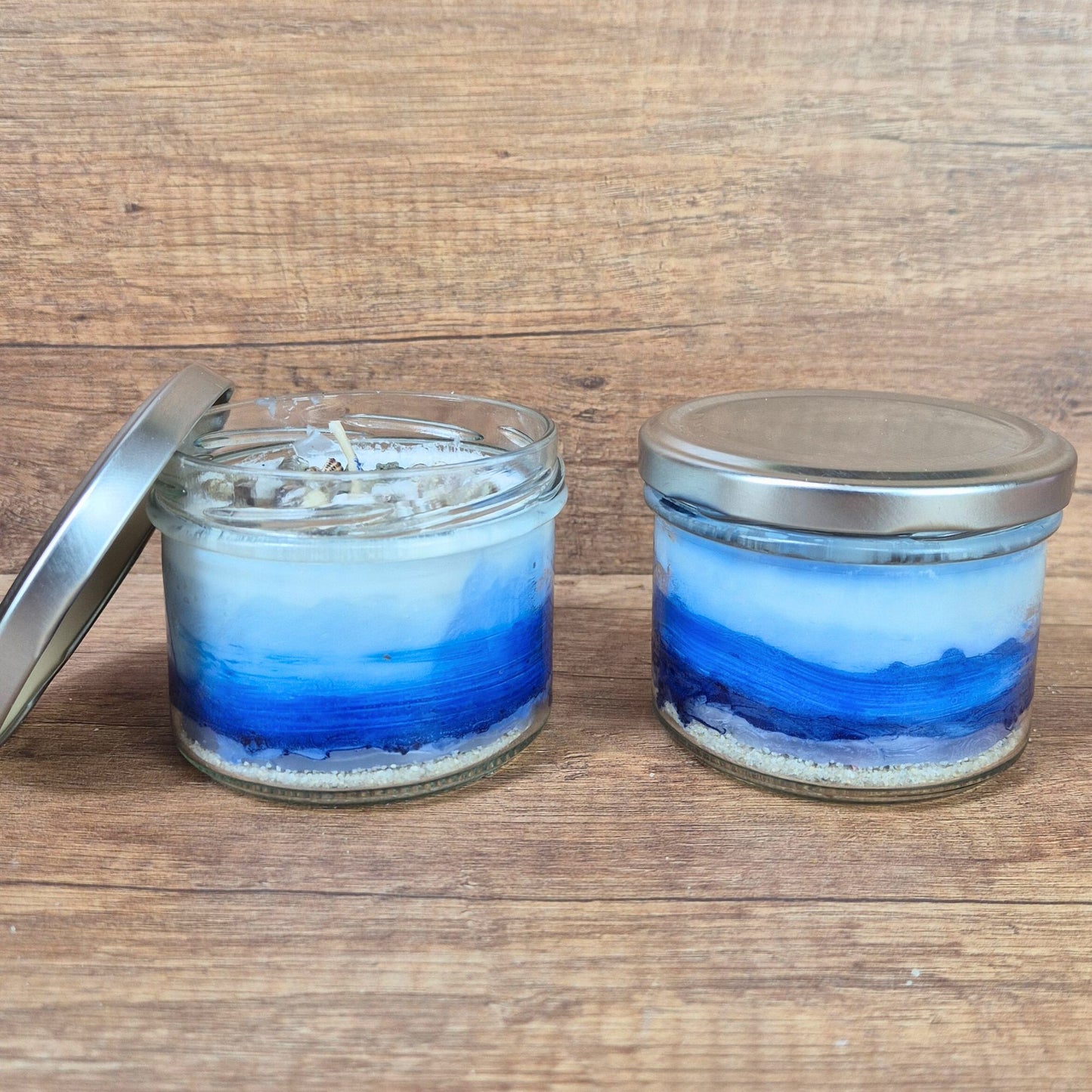 DIY-Set: Meer im Glas – Duftkerzen Bastelset mit Muscheln & Sommerduft