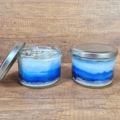 DIY-Set: Meer im Glas – Duftkerzen Bastelset mit Muscheln & Sommerduft