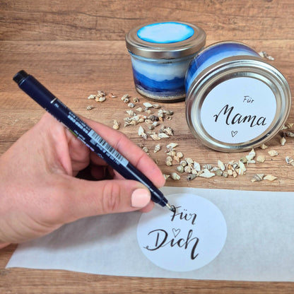 DIY-Set: Meer im Glas – Duftkerzen Bastelset mit Muscheln & Sommerduft
