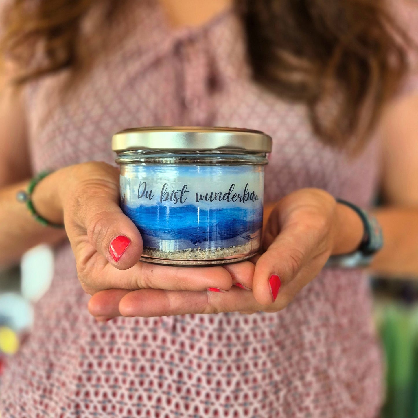 DIY-Set: Meer im Glas – Duftkerzen Bastelset mit Muscheln & Sommerduft