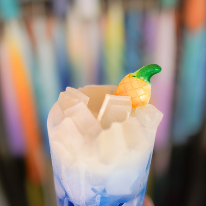 Cocktailkerzen Wachswürfel Ananas