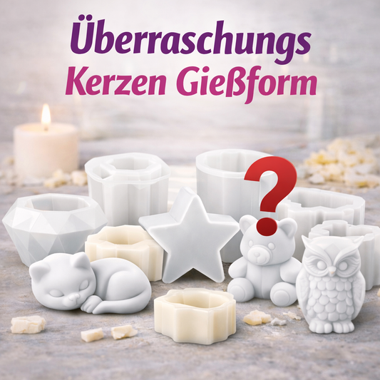 Überraschungs-Silikongießform Kerzen