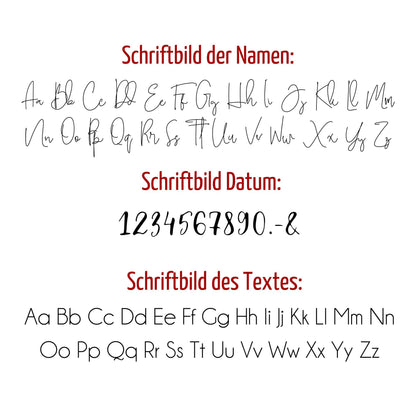 Hochzeitskerze | Unendlichkeit | 15 - 30 cm Höhe | Traukerze | Personalisierte Kerze