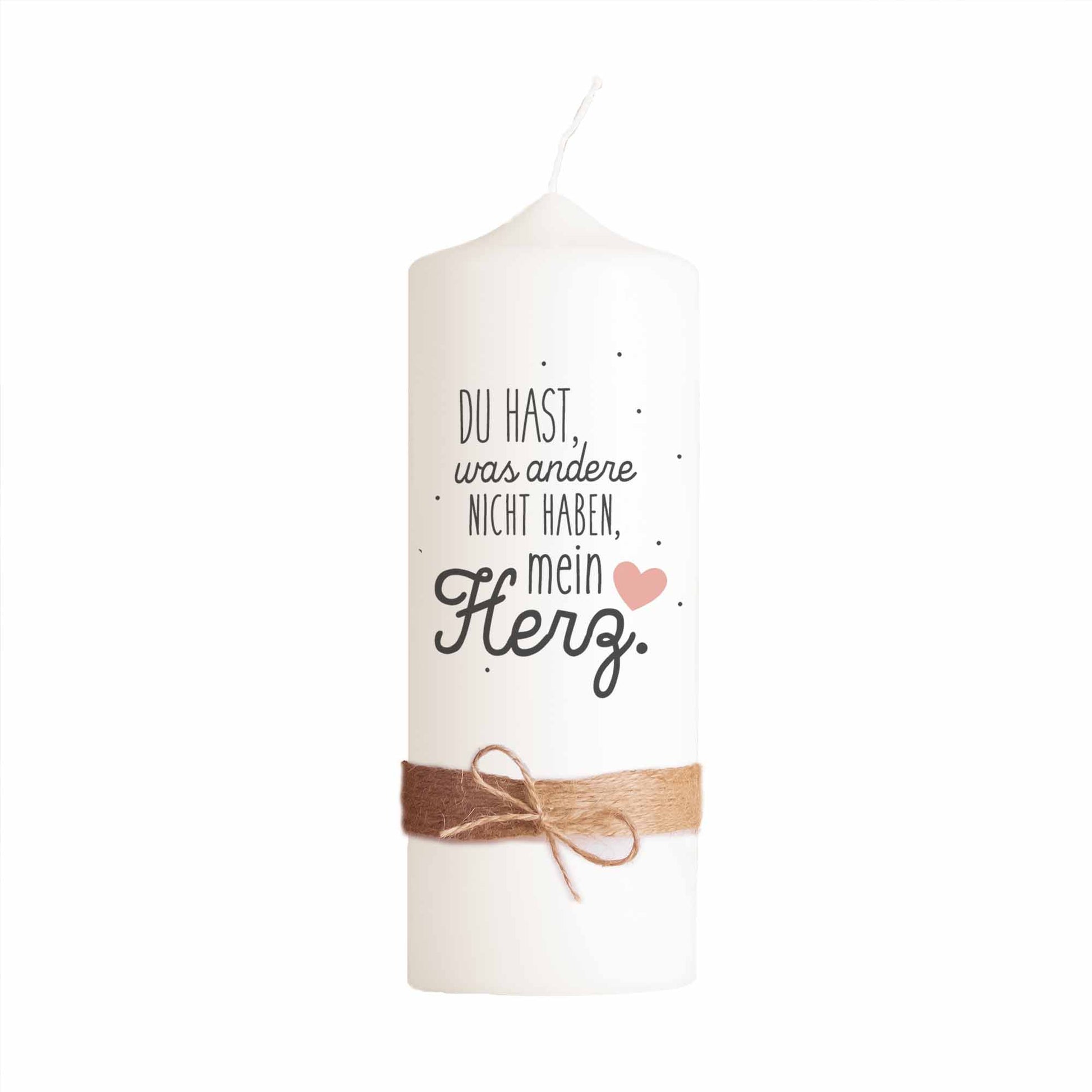 Valentinstagskerze Herz | Valentinstag | Liebe | Valentinstagsgeschenk Mann Frau