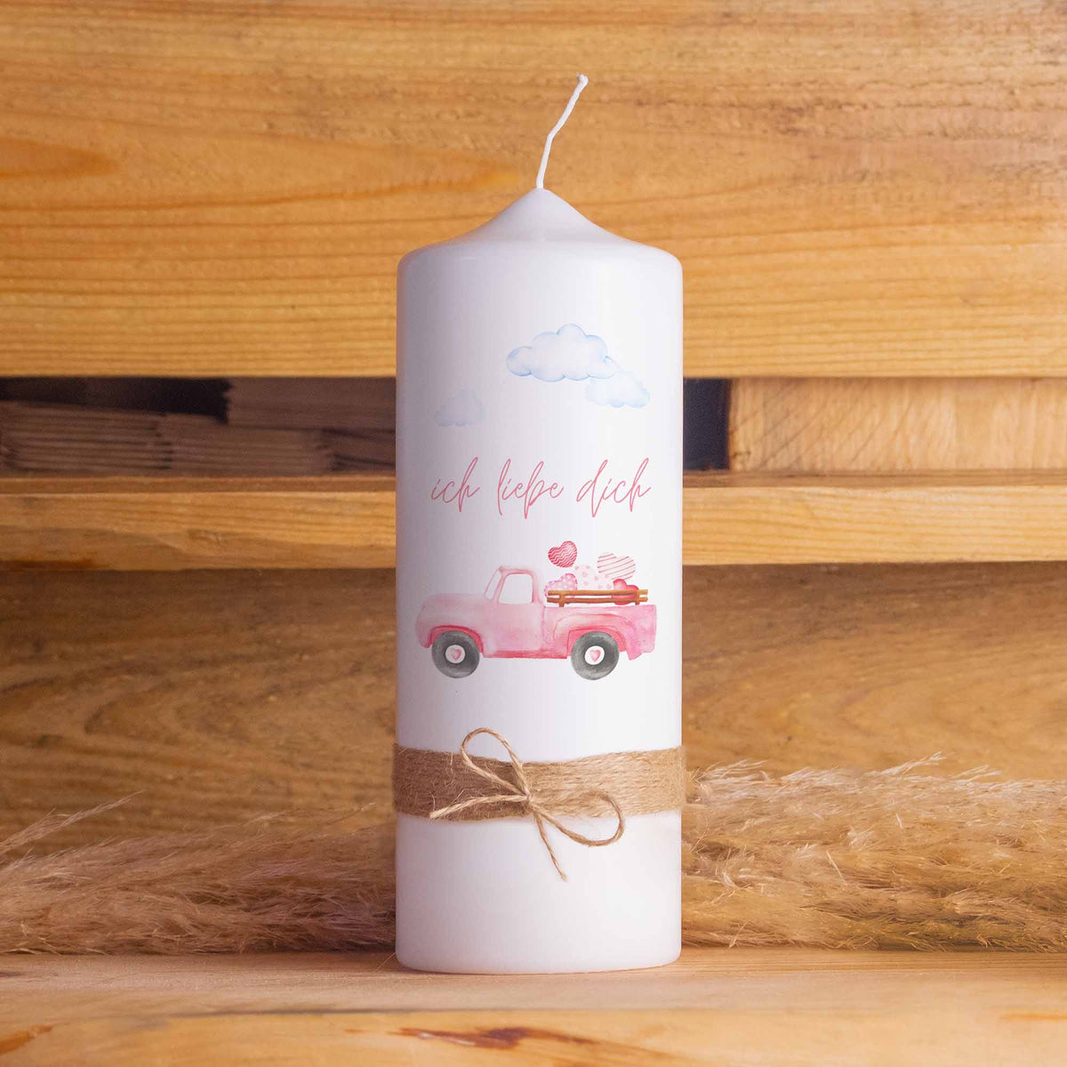 Valentinstag Geschenk Kerze Liebe