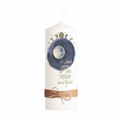 Valentinstagskerze To the moon | Valentinstag | Liebe | Valentinstagsgeschenk Mann Frau
