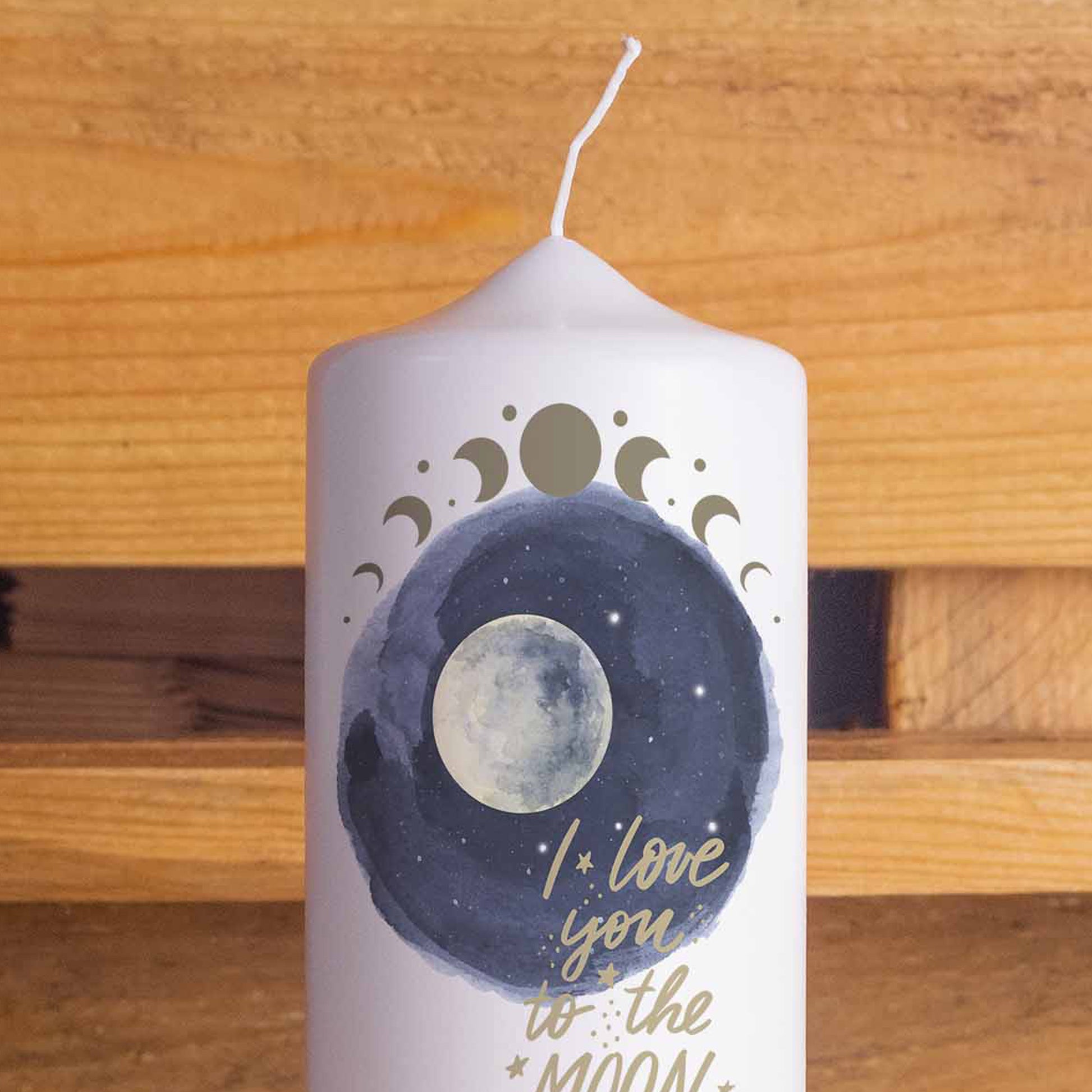 Valentinstagskerze To the moon | Valentinstag | Liebe | Valentinstagsgeschenk Mann Frau