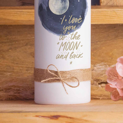 Valentinstagskerze To the moon | Valentinstag | Liebe | Valentinstagsgeschenk Mann Frau