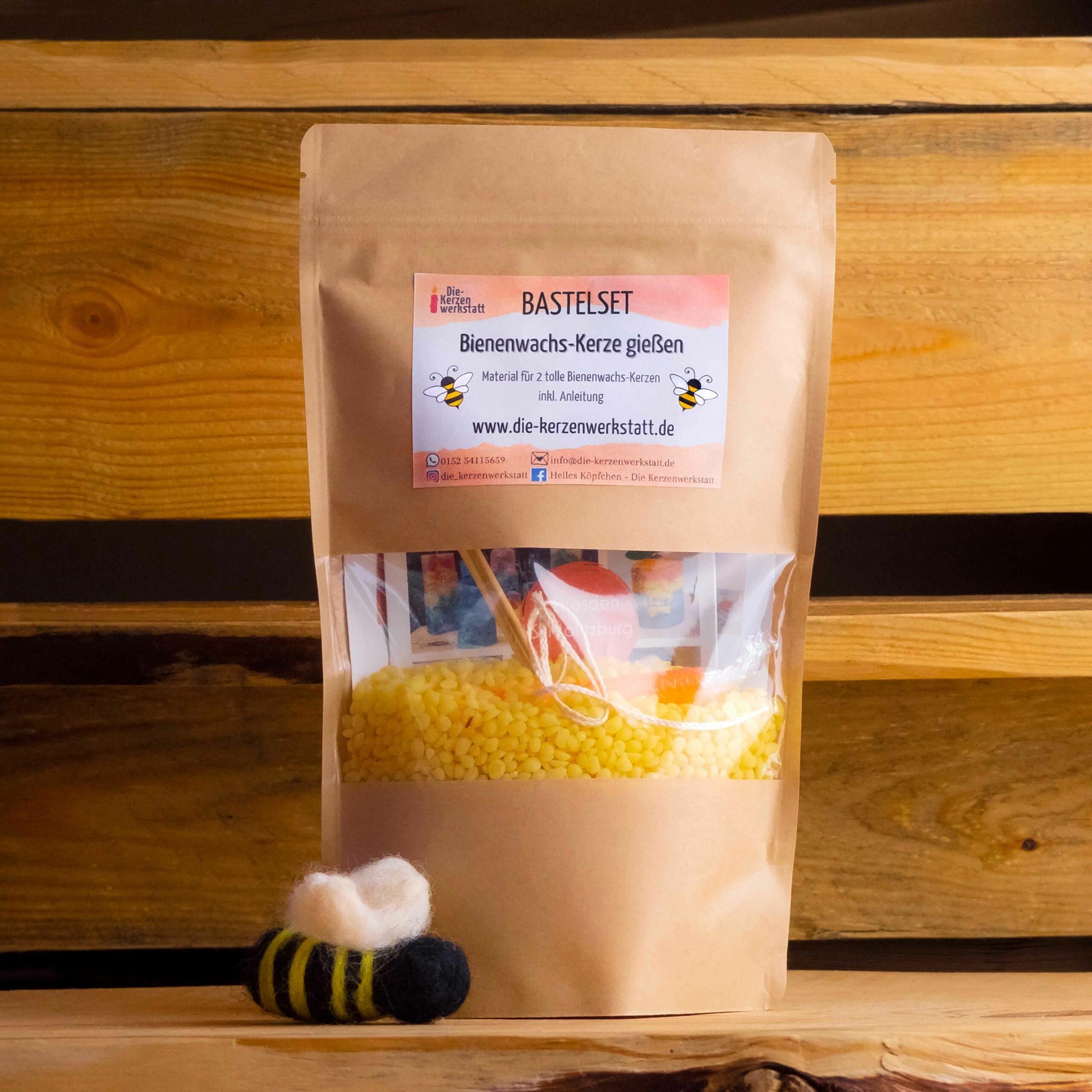 Bienenwachs - 200 bis 1000g | Kerzen herstellen | Bienenwachstücher | Kerzenzubehör | Kerzen gießen