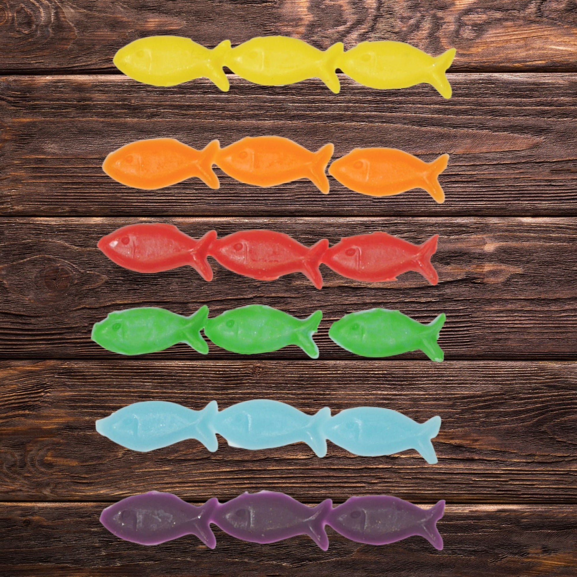 Wachsdekor Fische für Kerzen | Taufkerze & Hochzeitskerze gestalten | Haftet auf Wachs, Papier & Glas pink (Kopie)
