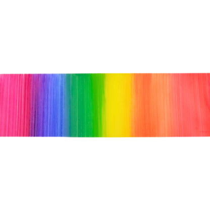 Wachsplatte Regenbogen | Verzieren von Tauf- & Kommunionkerzen (20 × 6 cm)