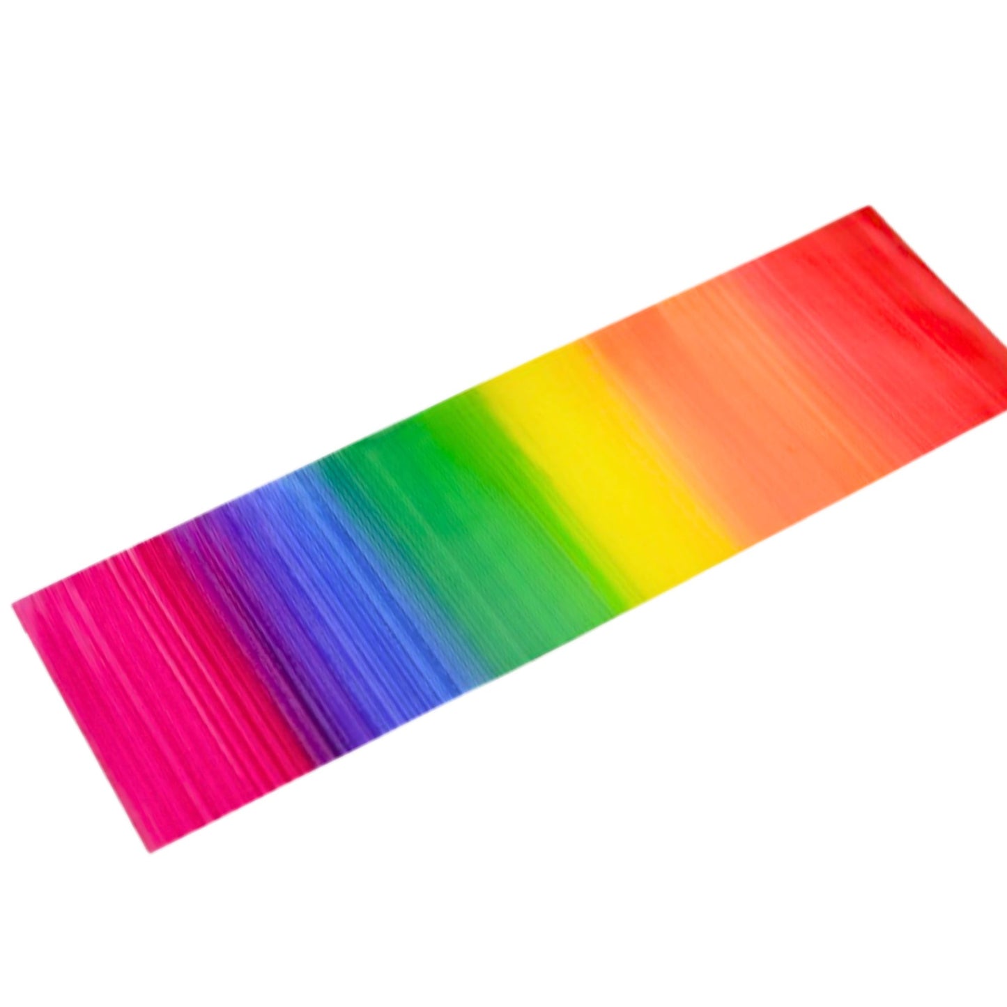 Wachsplatte Regenbogen | Verzieren von Tauf- & Kommunionkerzen (20 × 6 cm)
