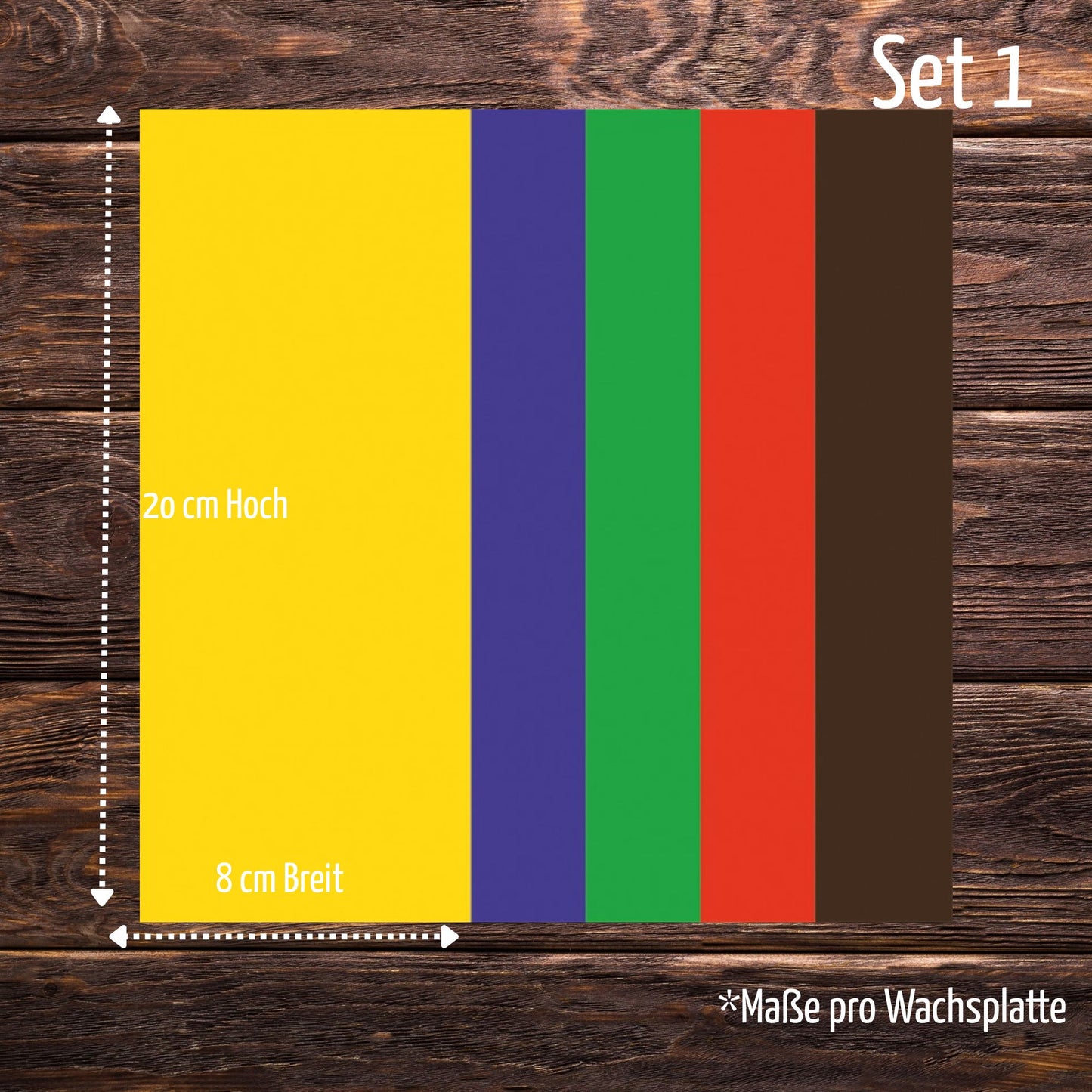Hochwertiges Wachsplatten-Set Nr.1