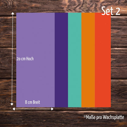 Hochwertiges Wachsplatten-Set Nr.2