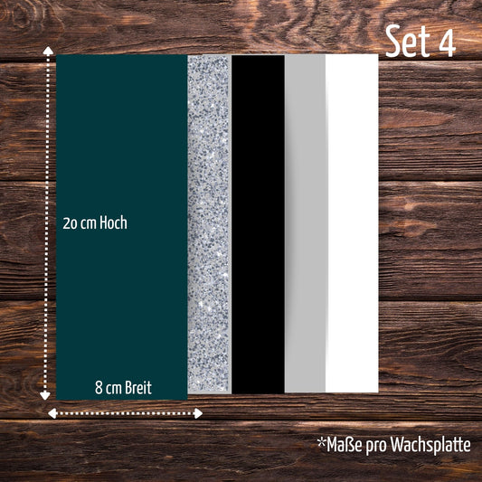 Hochwertiges Wachsplatten-Set Nr.4
