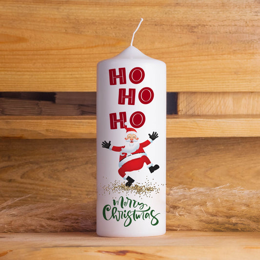 Hochwertige Weihnachtskerze Weihnachtsmann