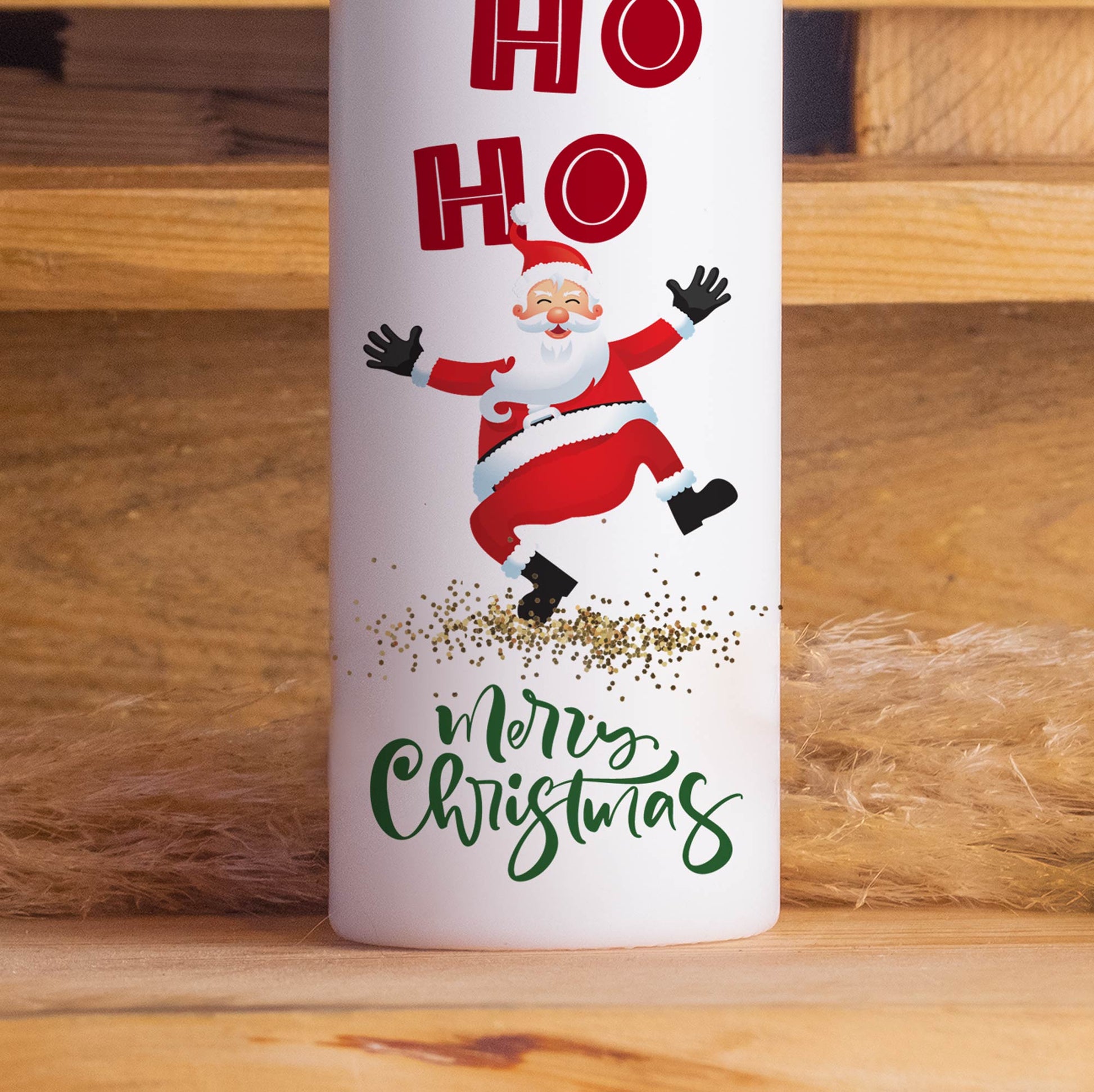 Weihnachtskerze | 20 cm Höhe | Weihnachtsmann | Geschenk | Advent