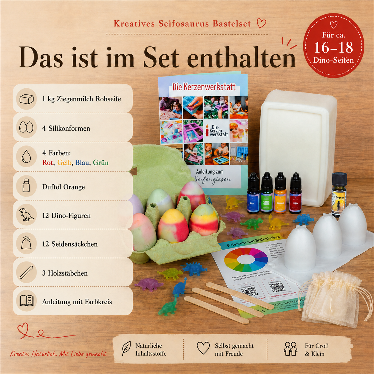 Kreatives Seifosaurus Bastelset