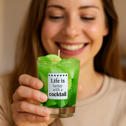 DIY Cocktailkerzen Set „Mojito“